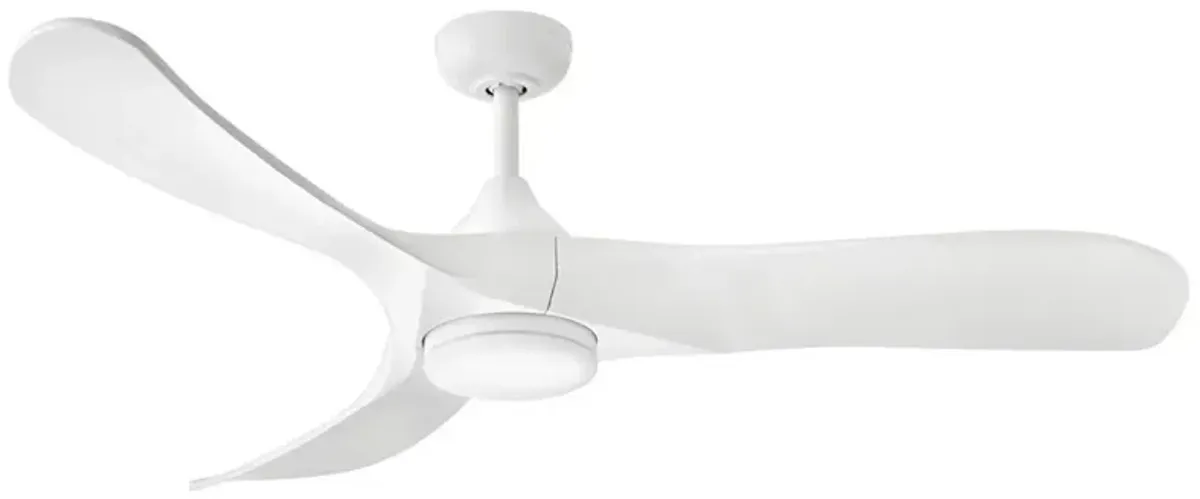 Hinkley Fan Swell Illuminated 56" LED Smart Fan Matte White