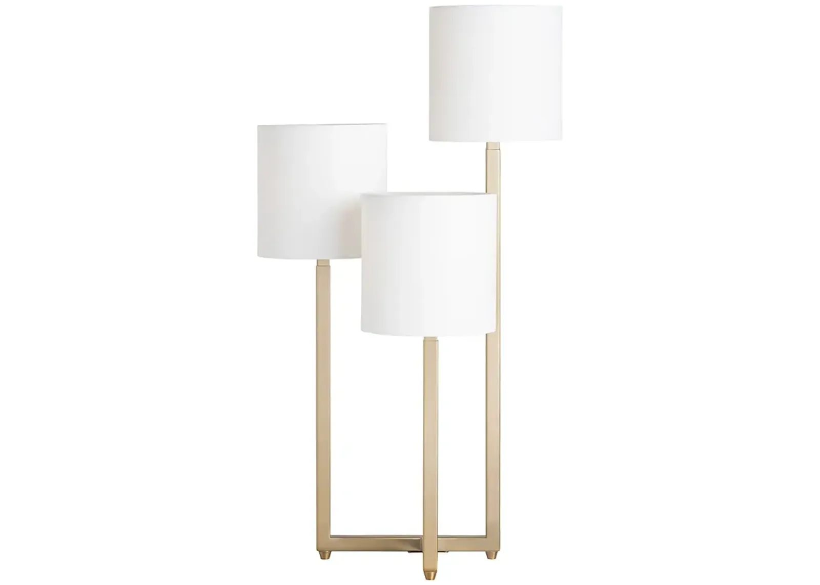 Crestview Collection Bardot Triple Light Metal Table Lamp