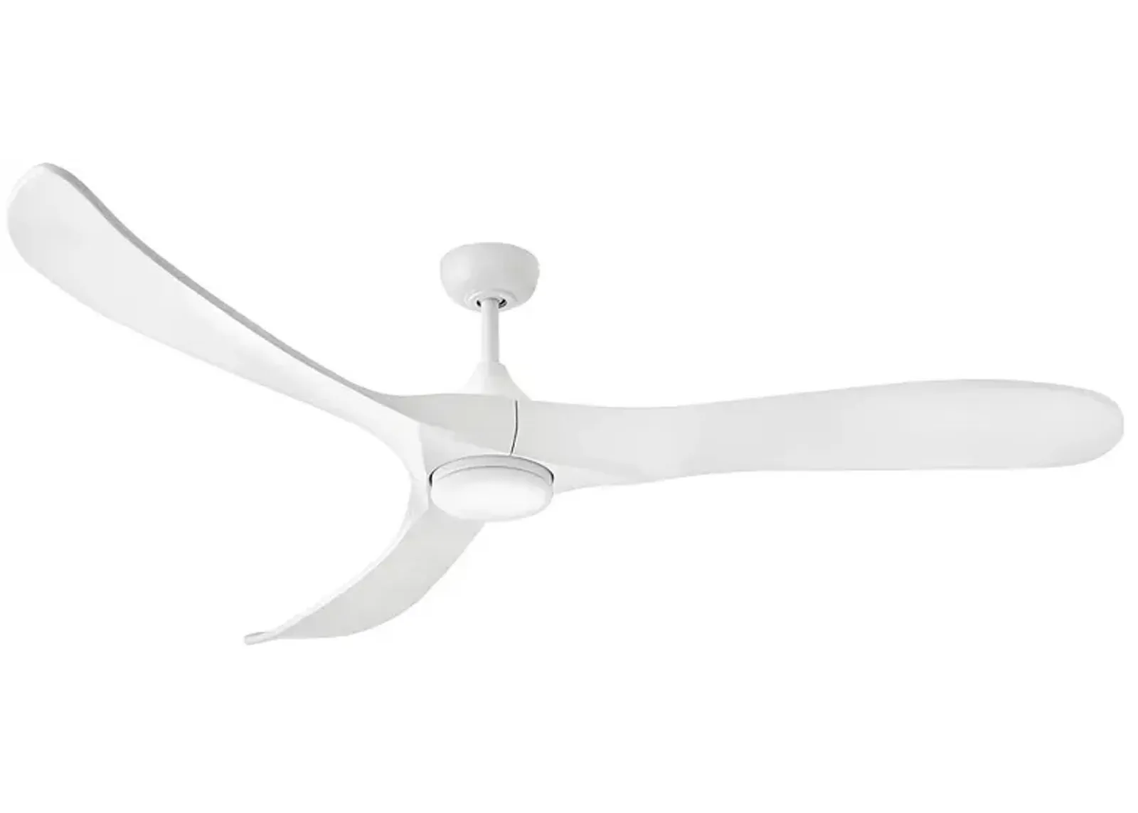 Hinkley Fan Swell Illuminated 72" LED Smart Fan Matte White