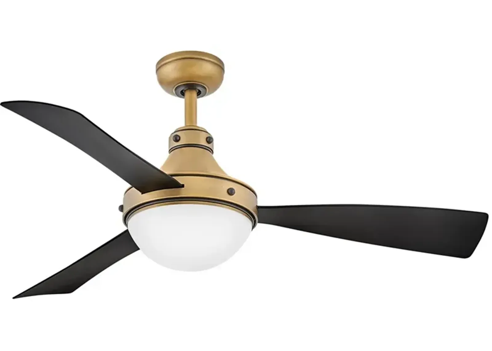 Hinkley Fan Oliver 50" LED Smart Fan Heritage Brass