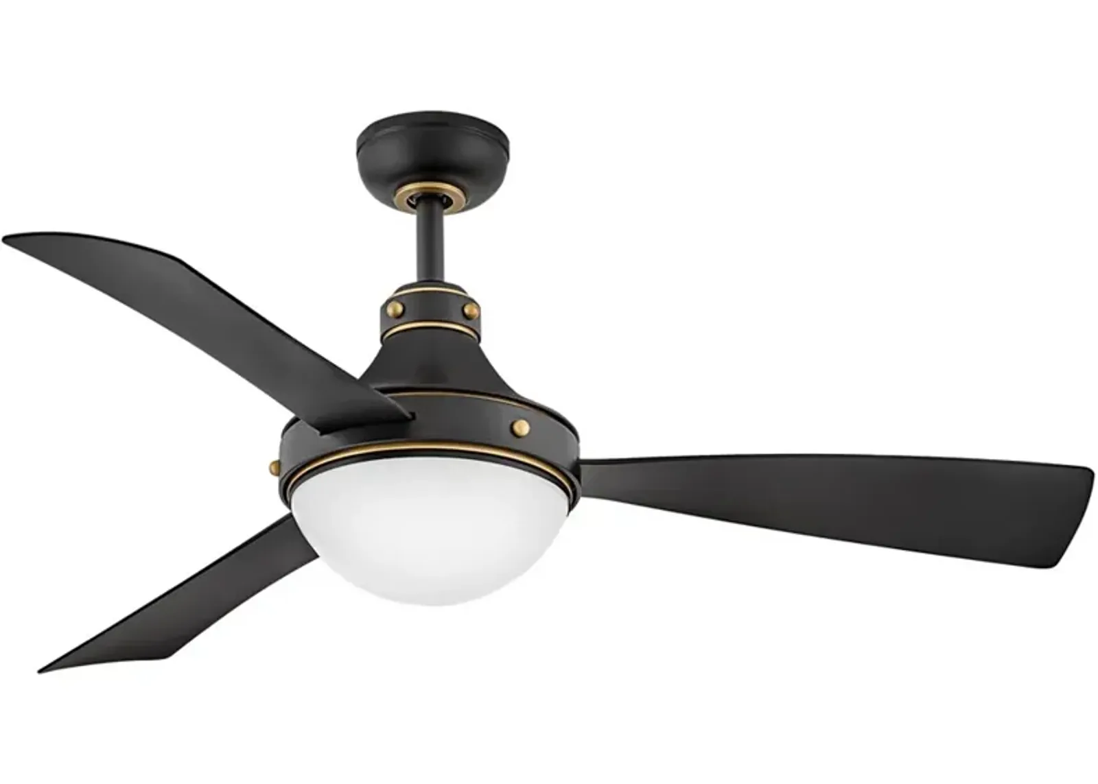 Hinkley Fan Oliver 50" LED Smart Fan Matte Black