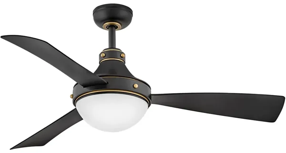 Hinkley Fan Oliver 50" LED Smart Fan Matte Black