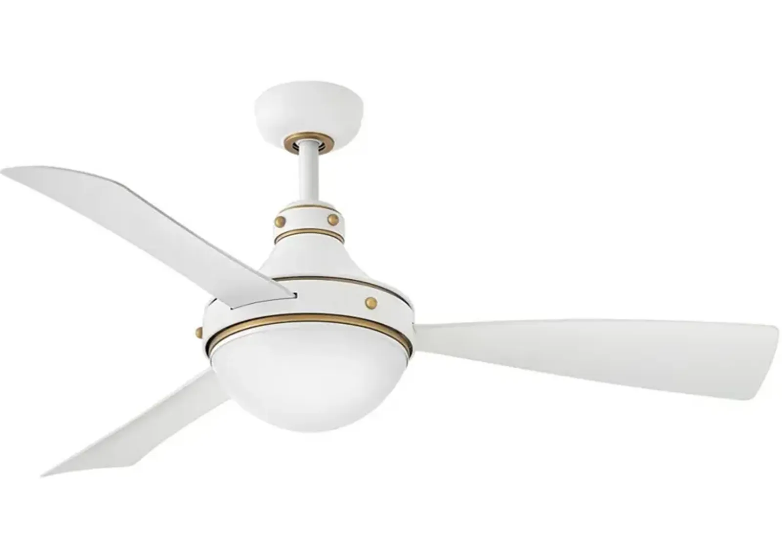 Hinkley Fan Oliver 50" LED Smart Fan Matte White