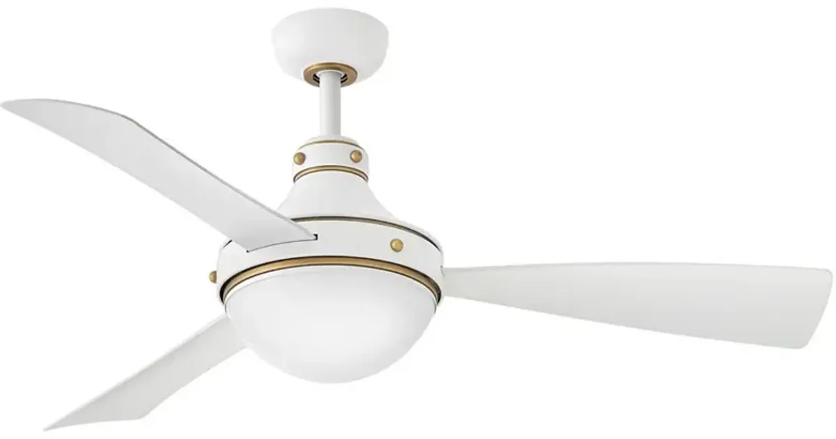 Hinkley Fan Oliver 50" LED Smart Fan Matte White