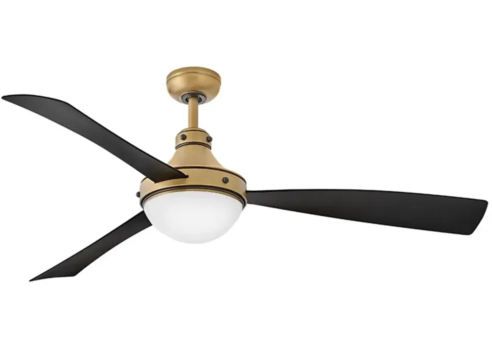 Hinkley Fan Oliver 62" LED Smart Fan Heritage Brass