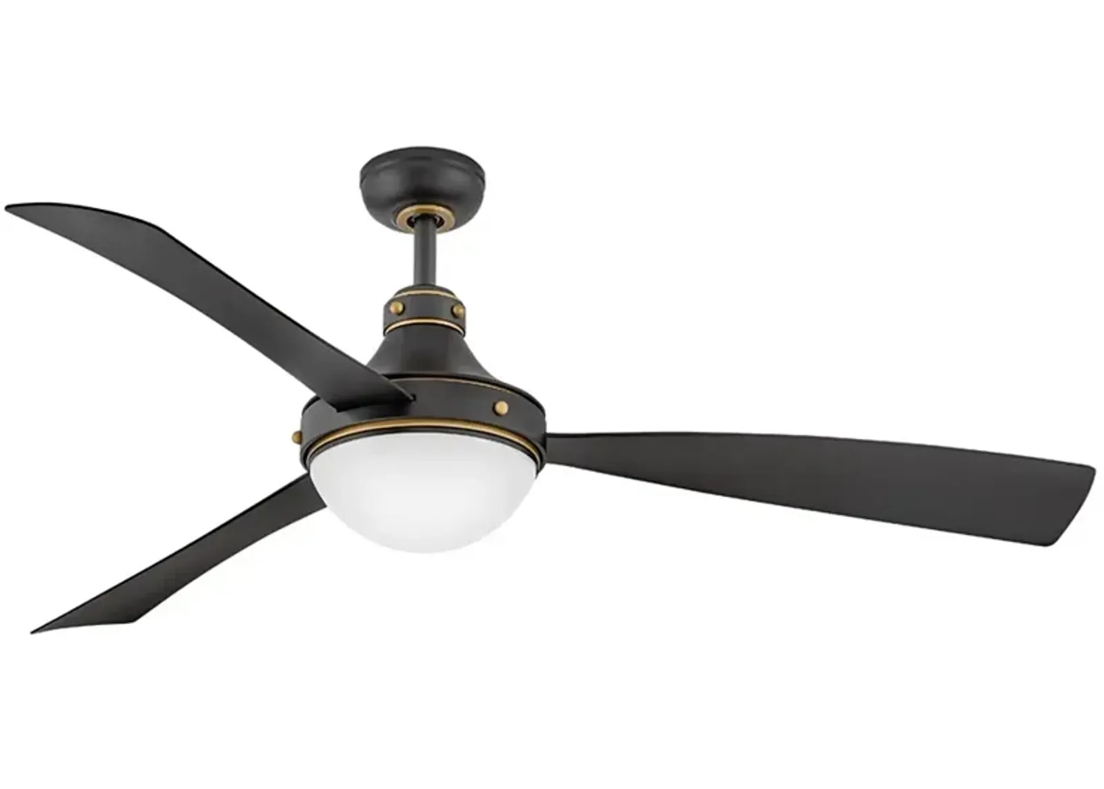 Hinkley Fan Oliver 62" LED Smart Fan Matte Black