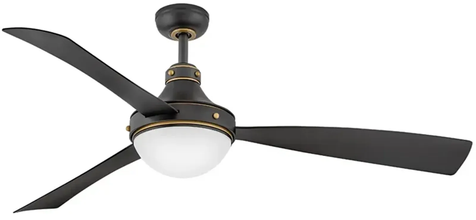 Hinkley Fan Oliver 62" LED Smart Fan Matte Black