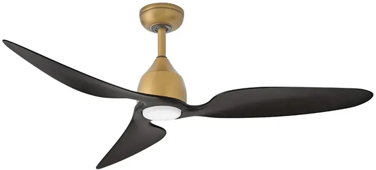 Hinkley Fan Azura 52" LED Smart Fan Heritage Brass