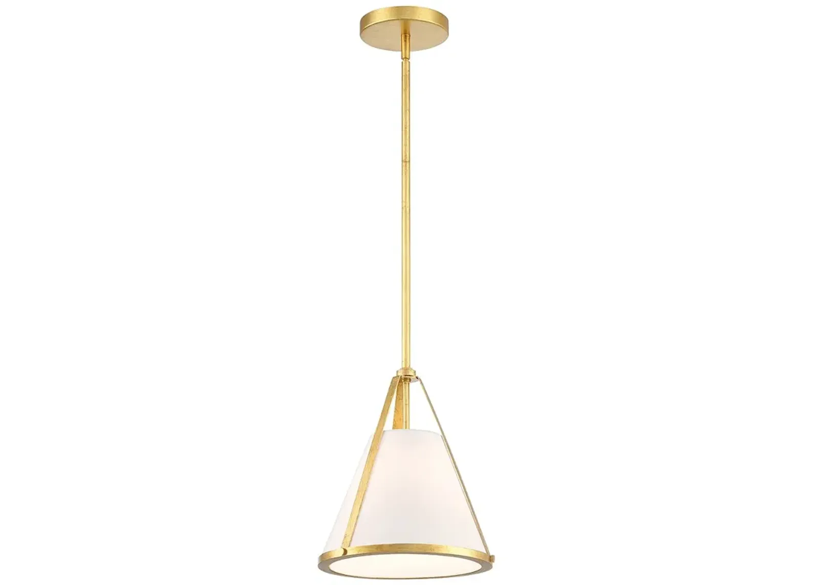 Fulton 1 Light Antique Gold Pendant