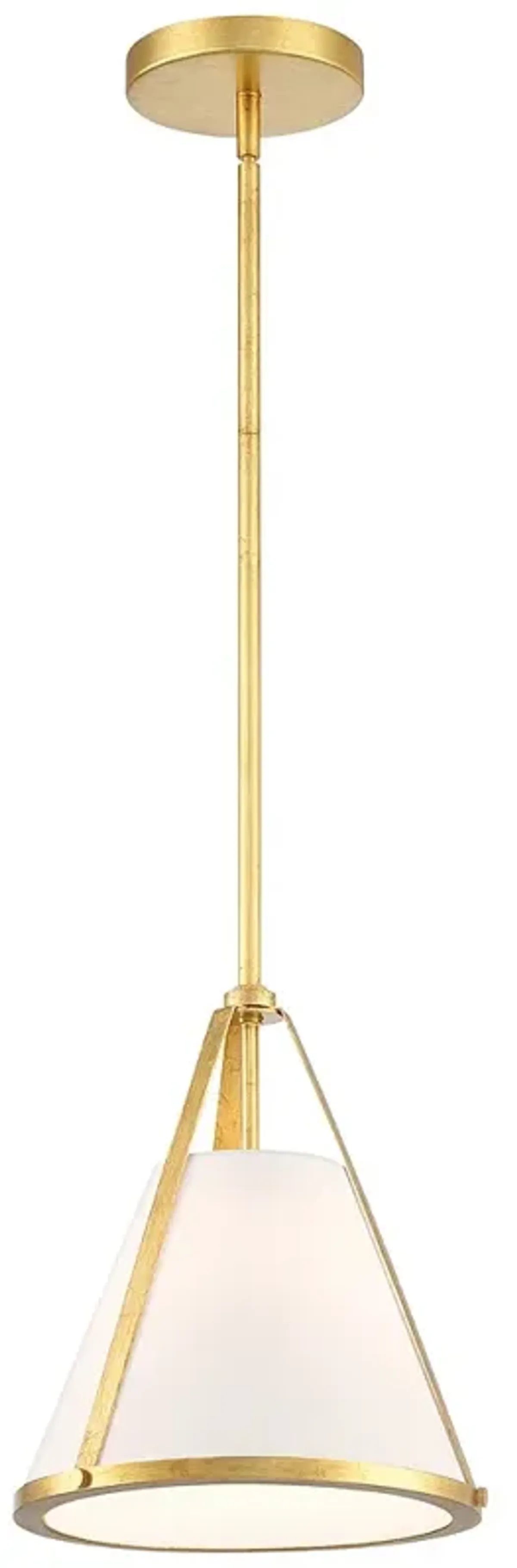 Fulton 1 Light Antique Gold Pendant