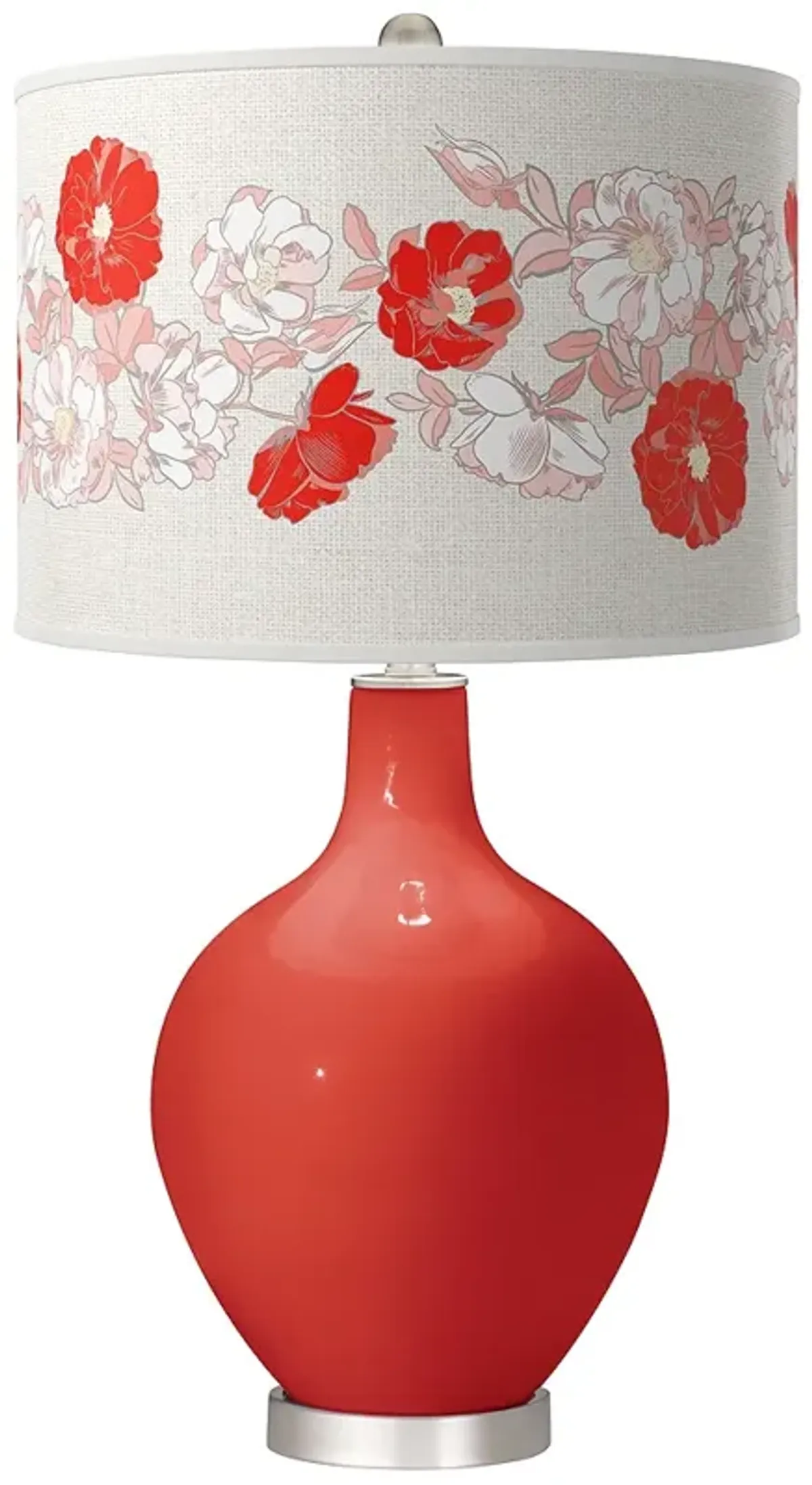 Cherry Tomato Rose Bouquet Ovo Table Lamp