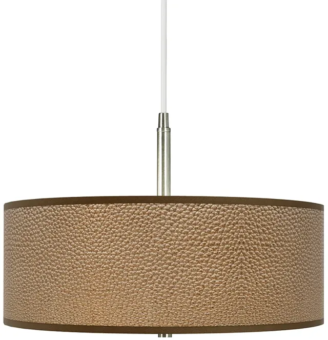 Simulated Leatherette Giclee Pendant Chandelier