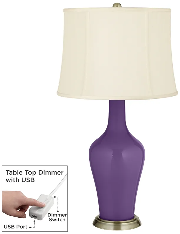 Acai Anya Table Lamp with Dimmer