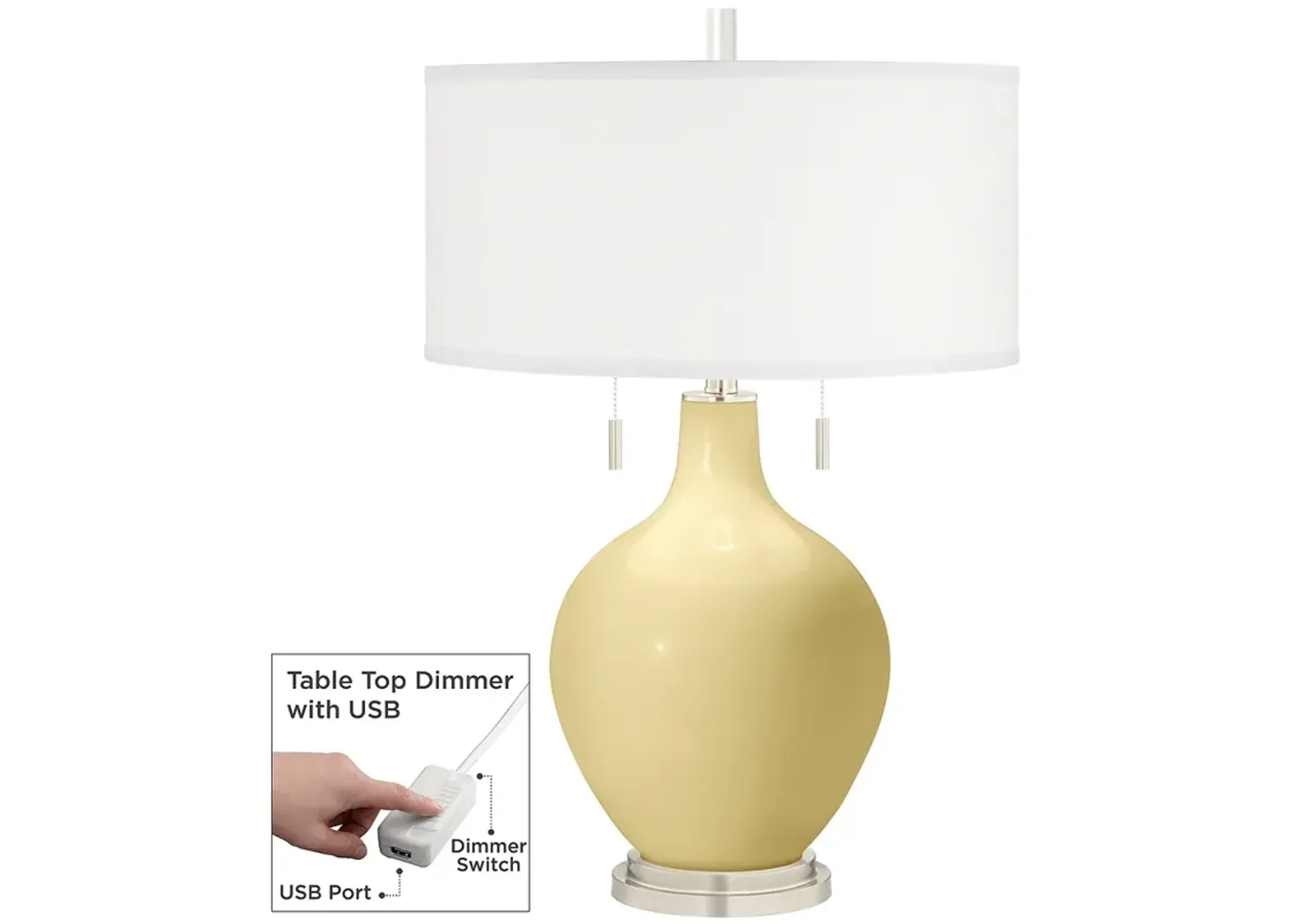 Butter Up Toby Table Lamp with Dimmer