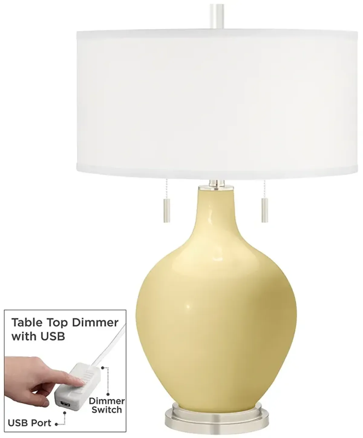 Butter Up Toby Table Lamp with Dimmer