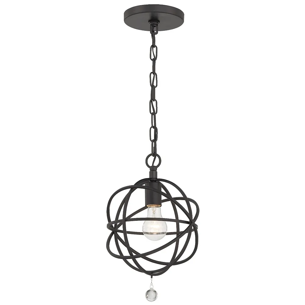 Solaris 1 Light Black Pendant