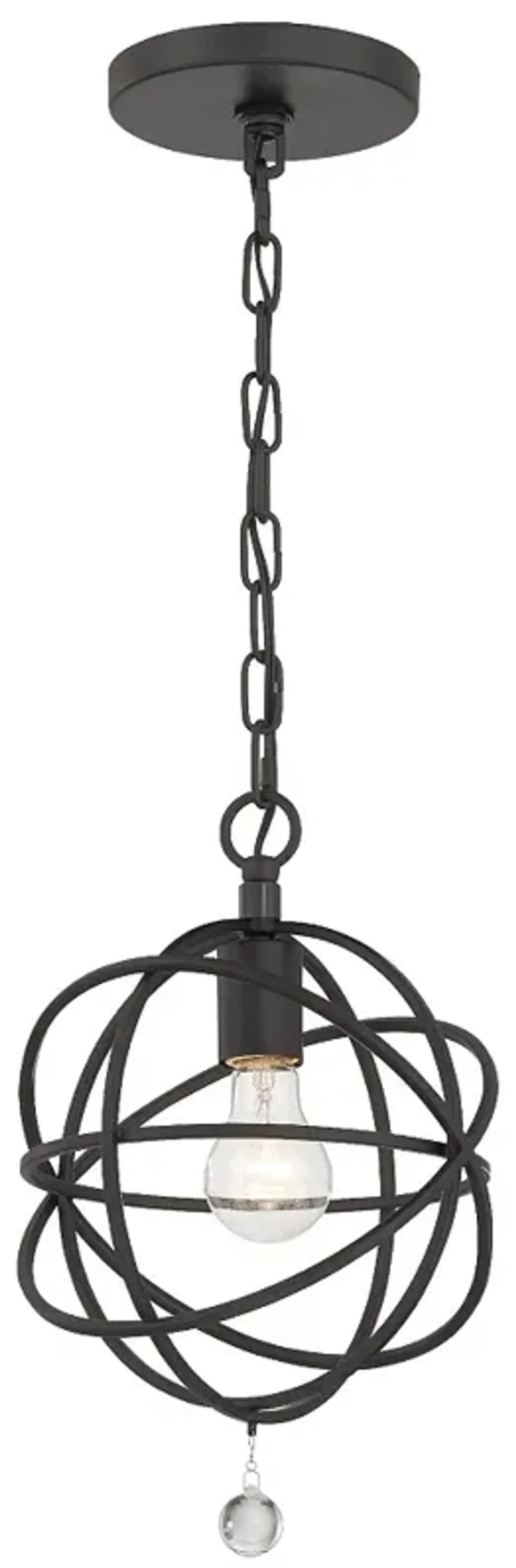 Solaris 1 Light Black Pendant