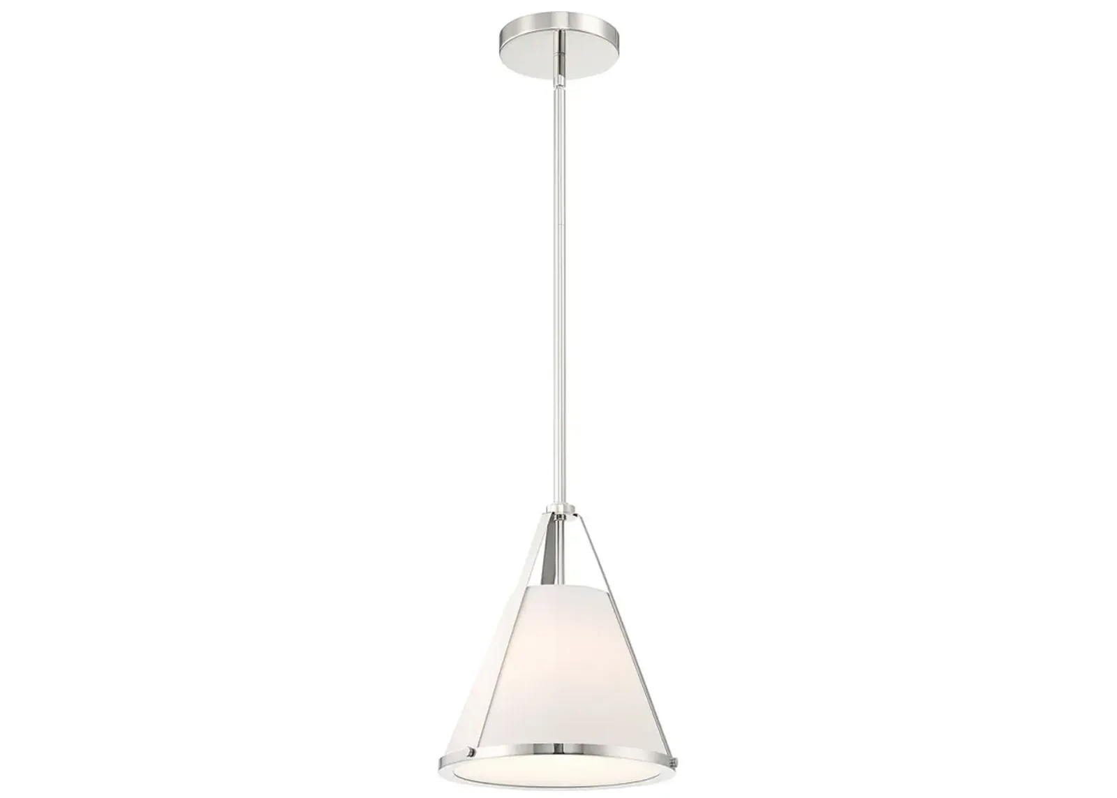 Fulton 1 Light Polished Nickel Pendant