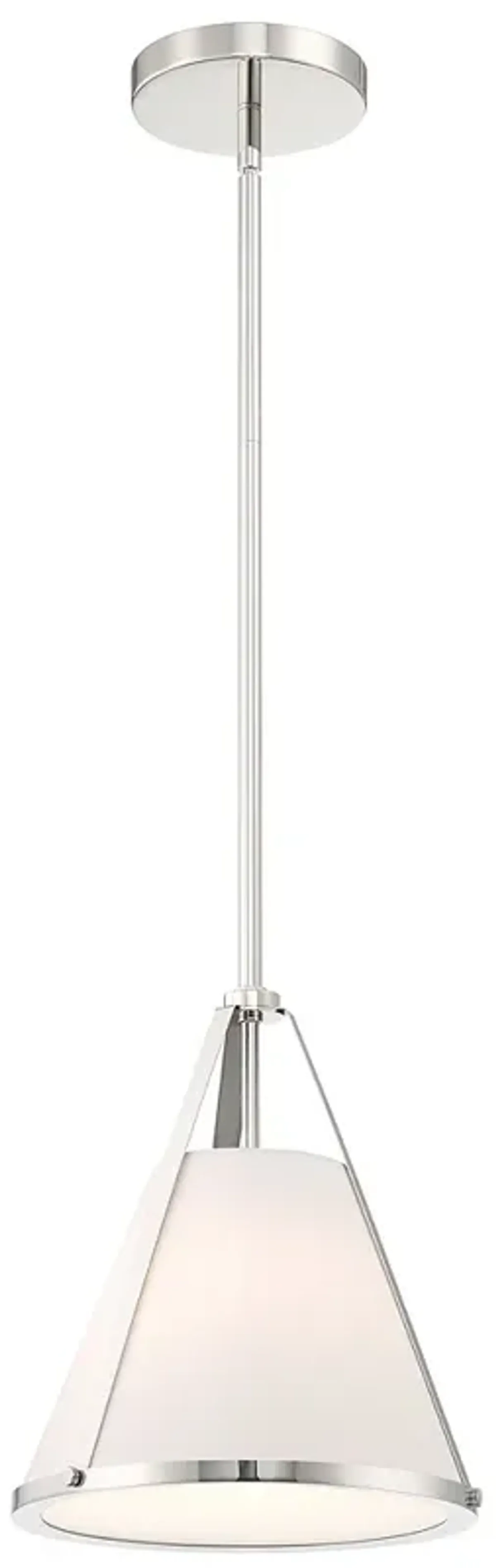 Fulton 1 Light Polished Nickel Pendant