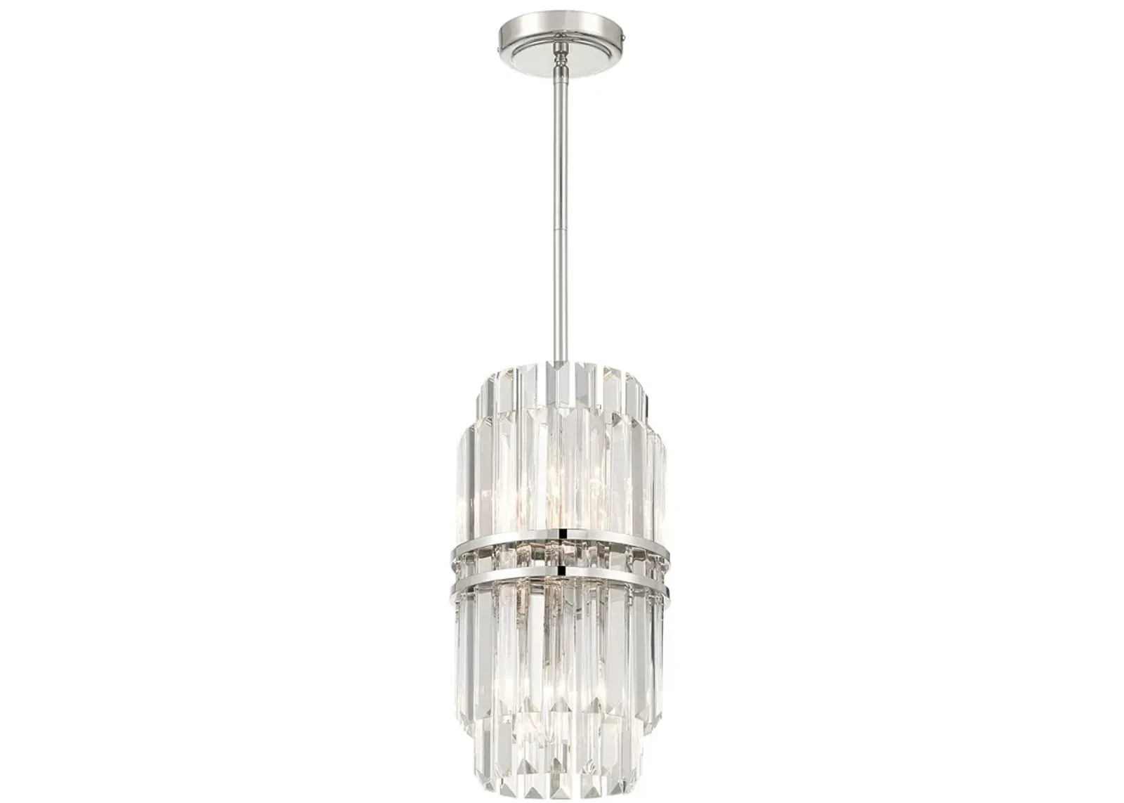 Hayes 4 Light Polished Nickel Pendant