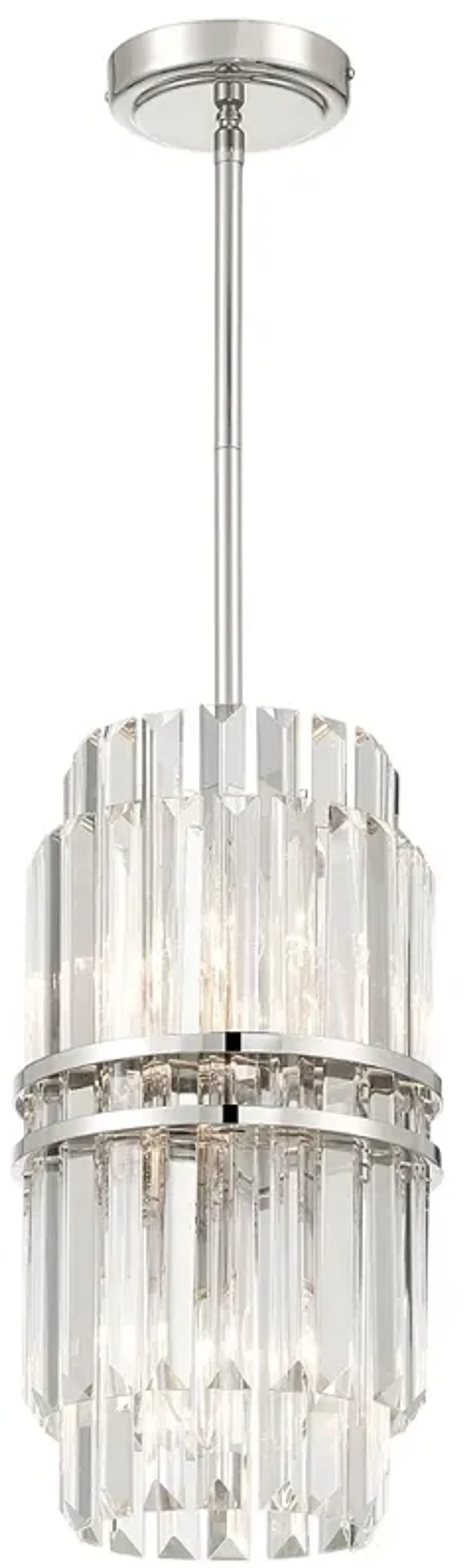 Hayes 4 Light Polished Nickel Pendant