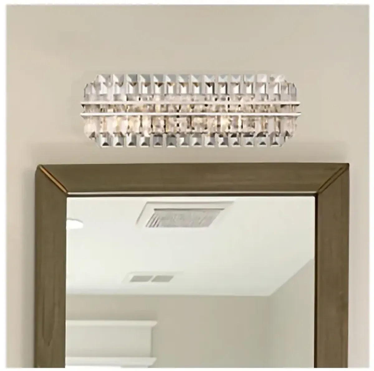 Crystorama Hayes 23 1/2" Wide Polished Nickel 4-Light Bath Light