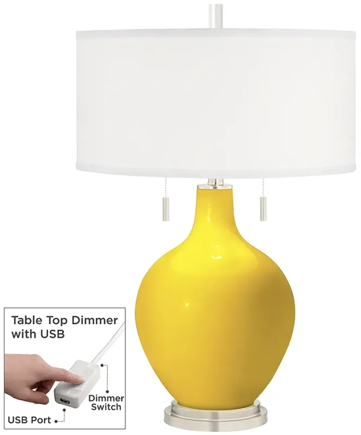 Citrus Toby Table Lamp with Dimmer