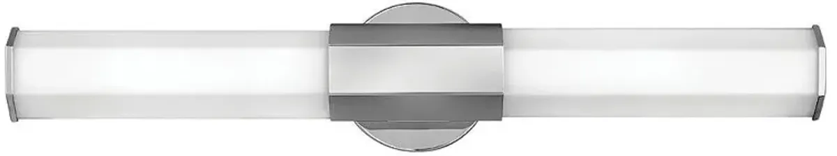 Hinkley Facet 26" Wide Polished Nickel LED Vanity Bath Light