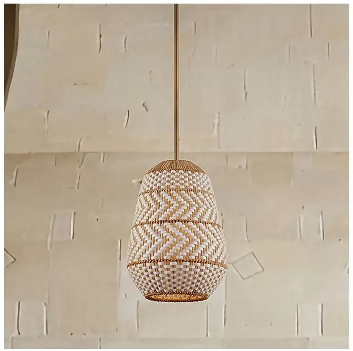 Zanzibar 1 Light Soft Gold Pendant