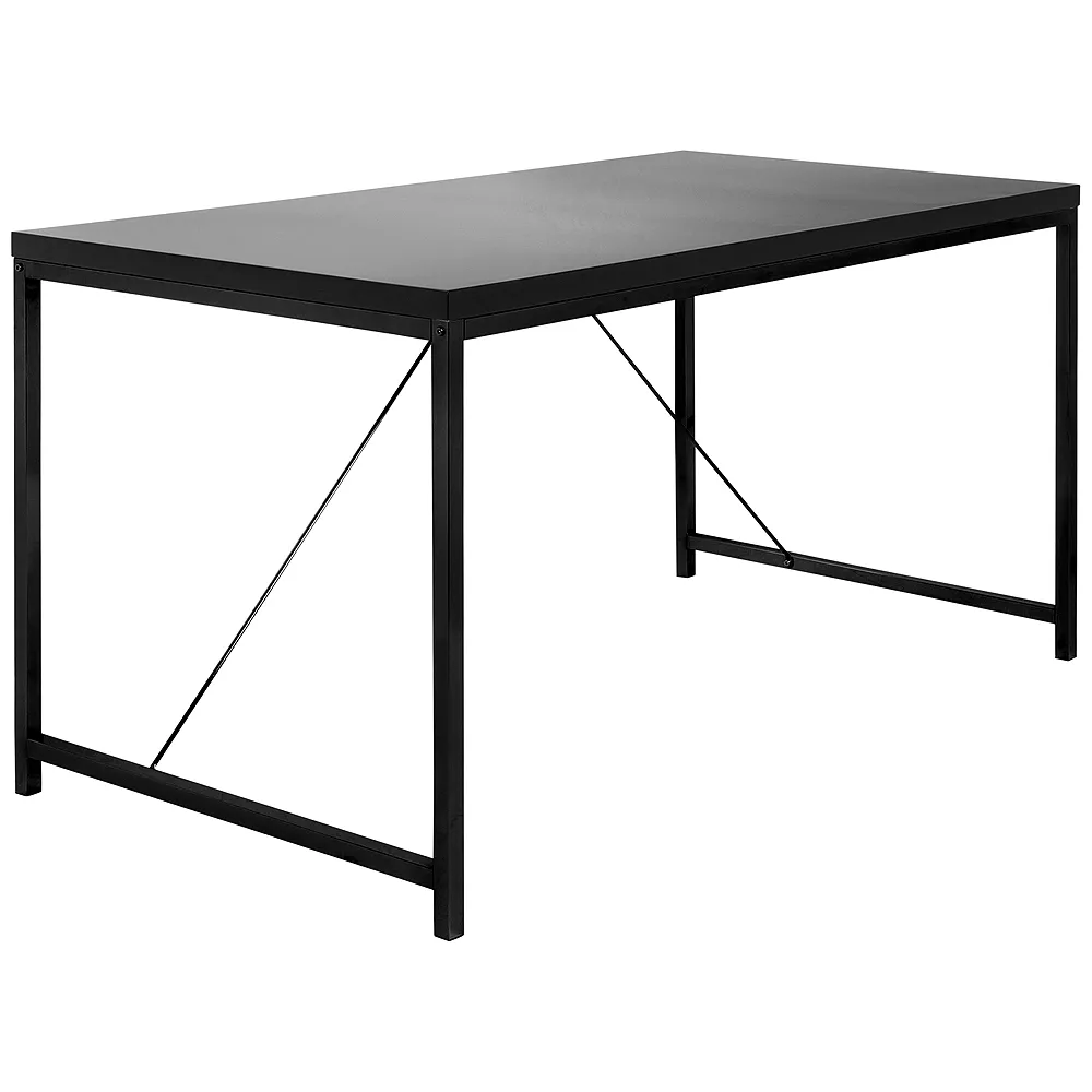 Gilbert 47 1/4" Wide Black Rectangular Desk