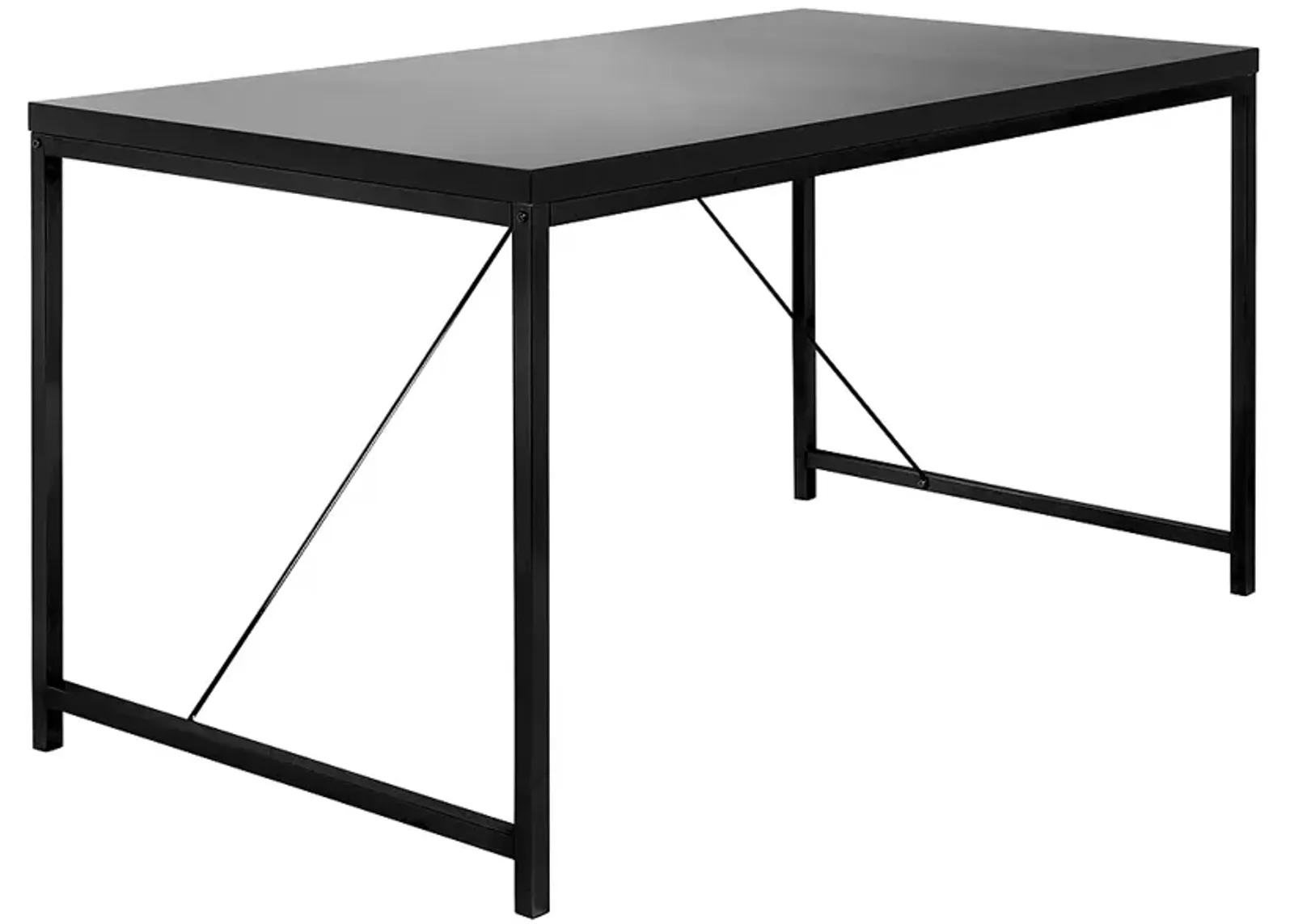 Gilbert 47 1/4" Wide Black Rectangular Desk