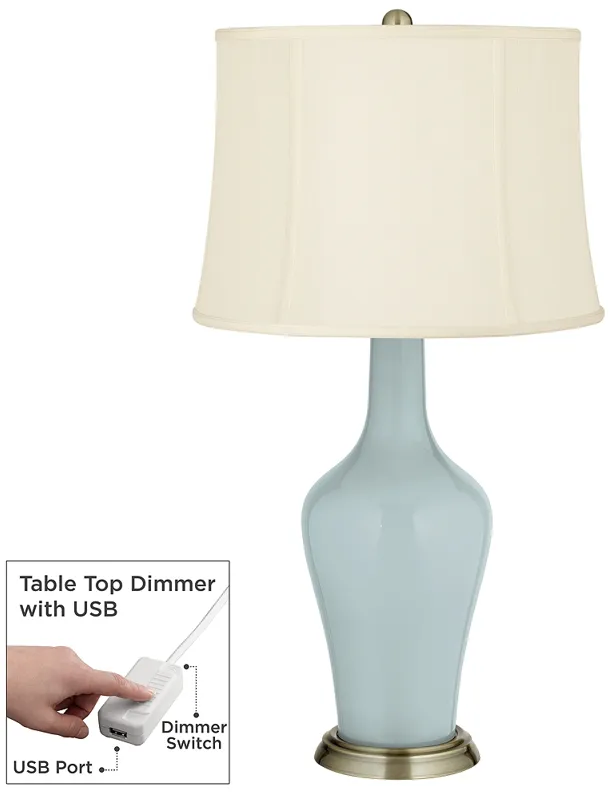 Rain Anya Table Lamp with Dimmer