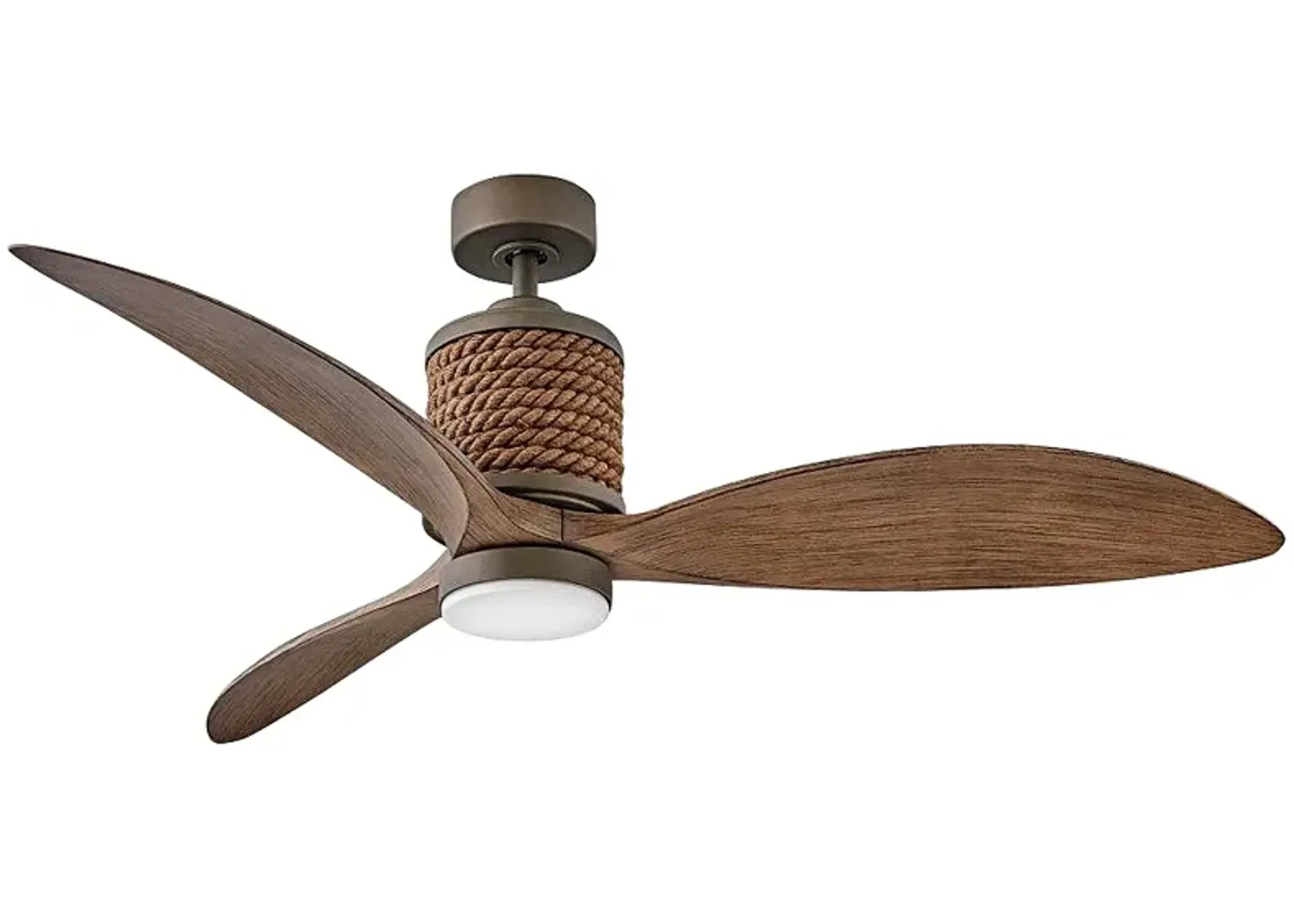 60" Hinkley Marin Matte Bronze LED Damp Rated Smart Ceiling Fan