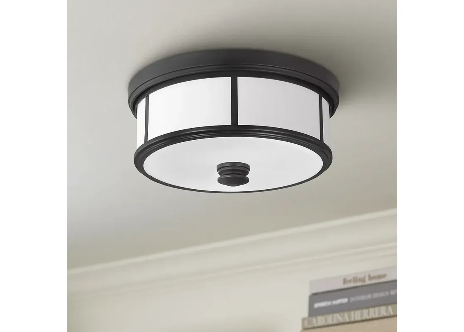 Harbour Point 13 1/2" Wide Coal Ceiling Light