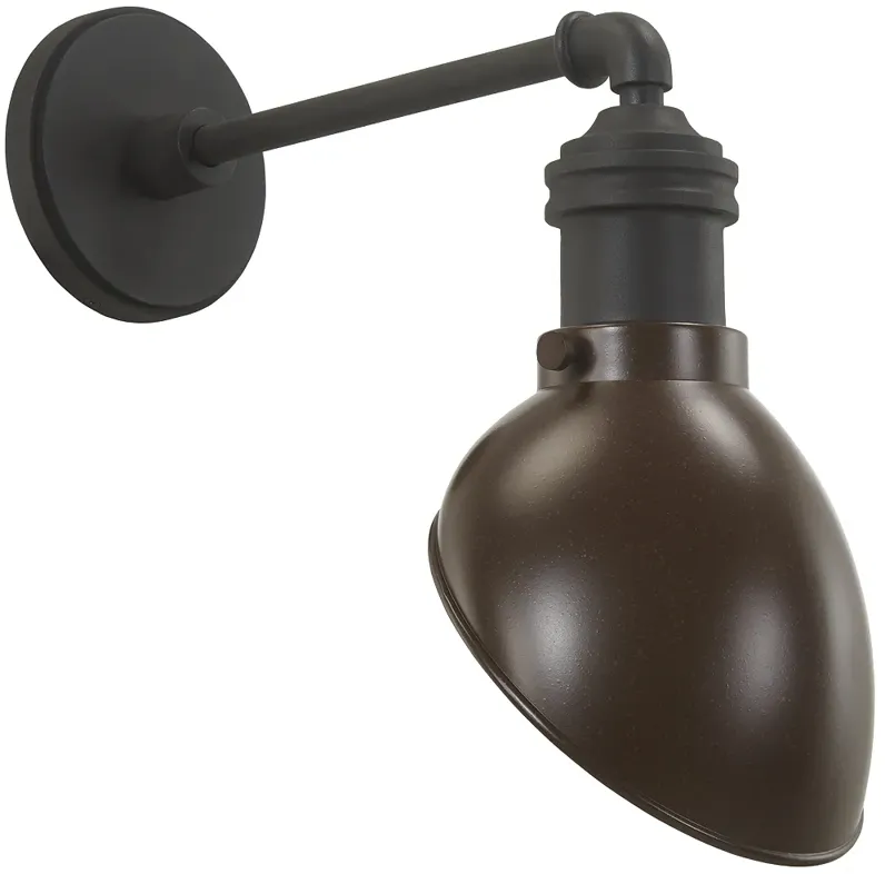 RLM Series 17" High Bronze and Black Outdoor Barn Light