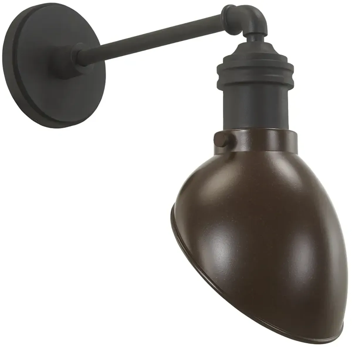 RLM Series 17" High Bronze and Black Outdoor Barn Light