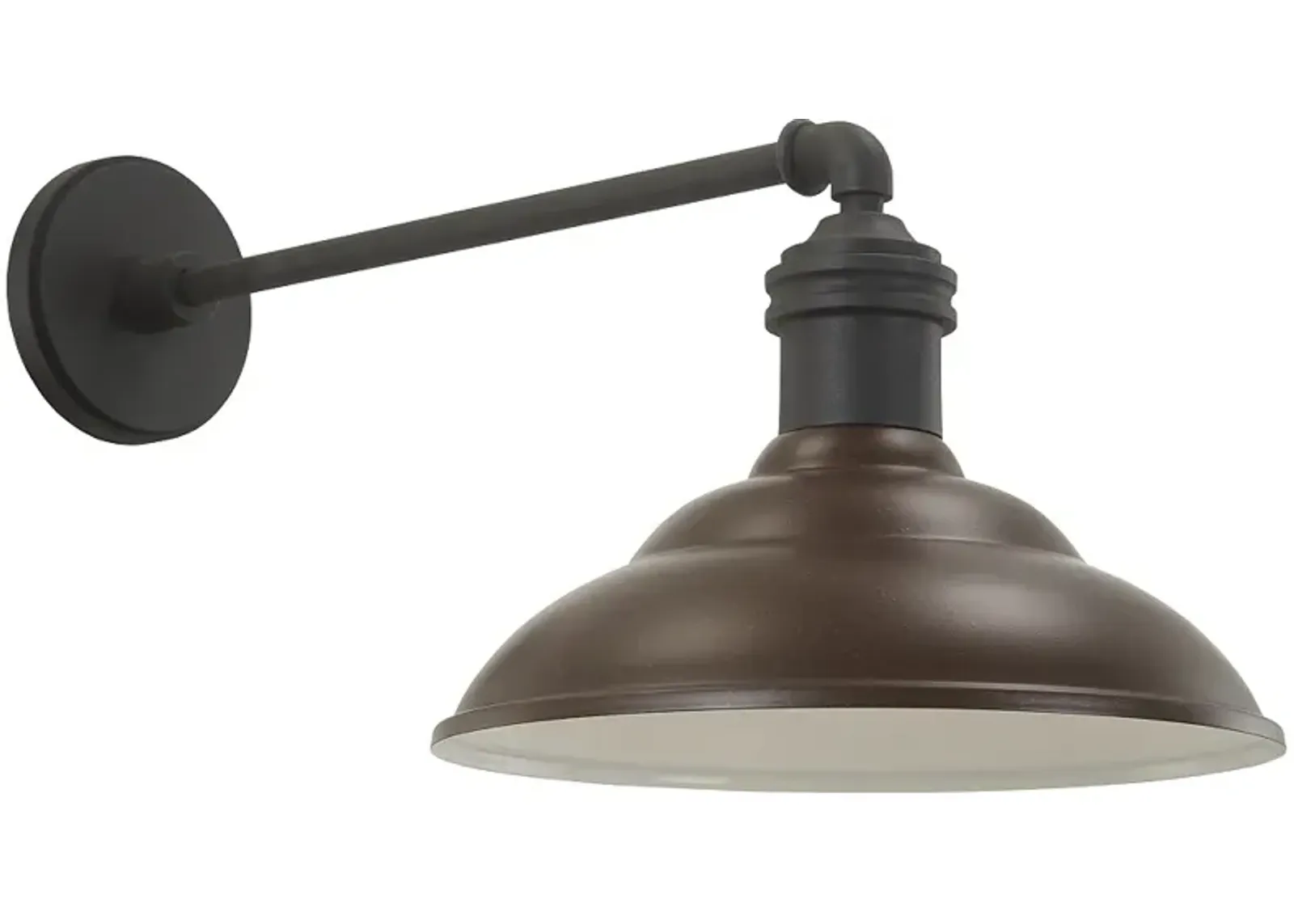 RLM Series 18"H Bronze and Black Outdoor Barn Light