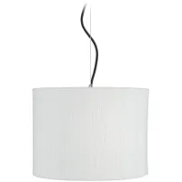Possini Euro 15" Wide Modern White Weave Shade Pendant Light