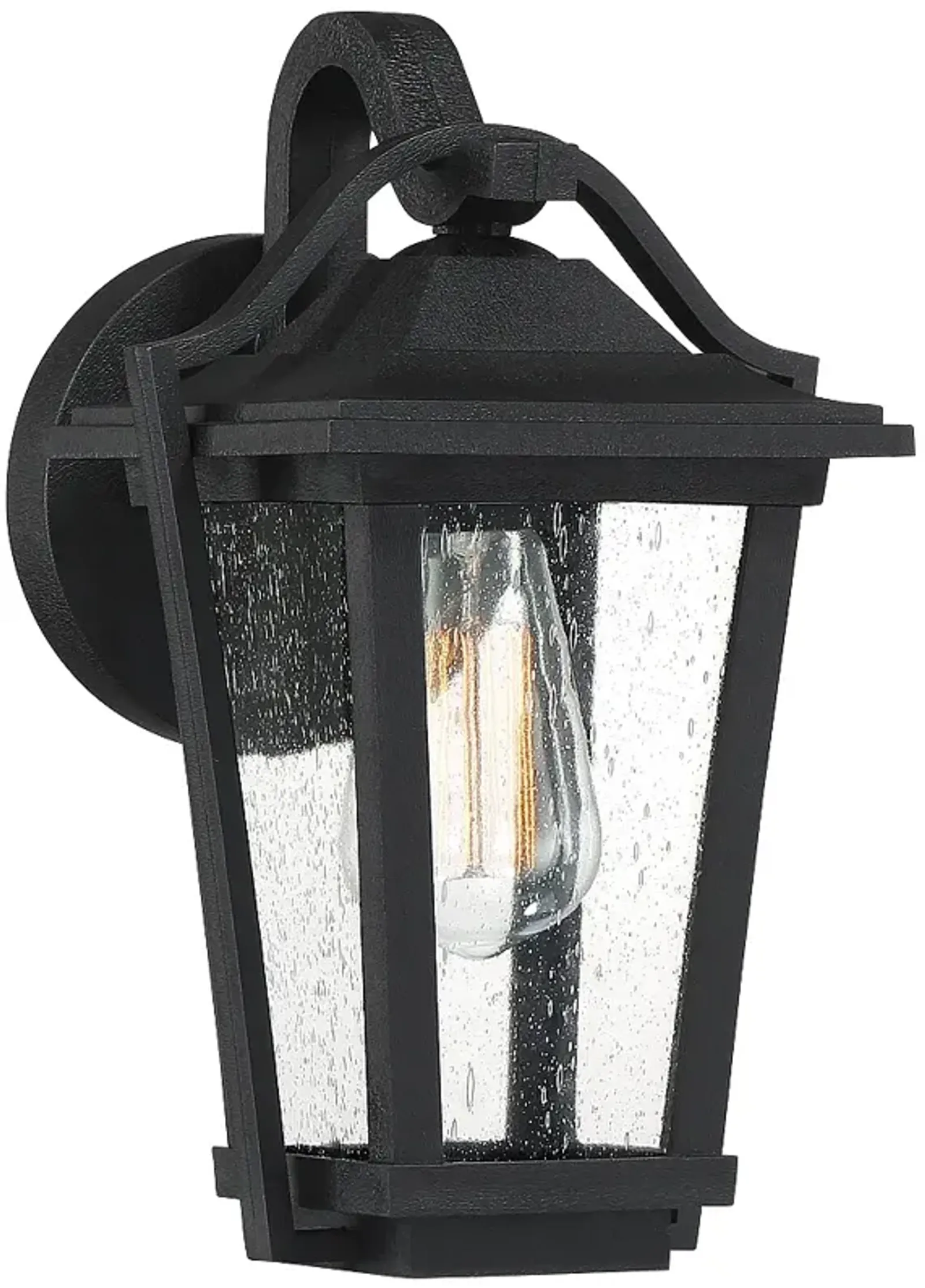 Quoizel Darius 11 1/2" High Earth Black Outdoor Wall Light