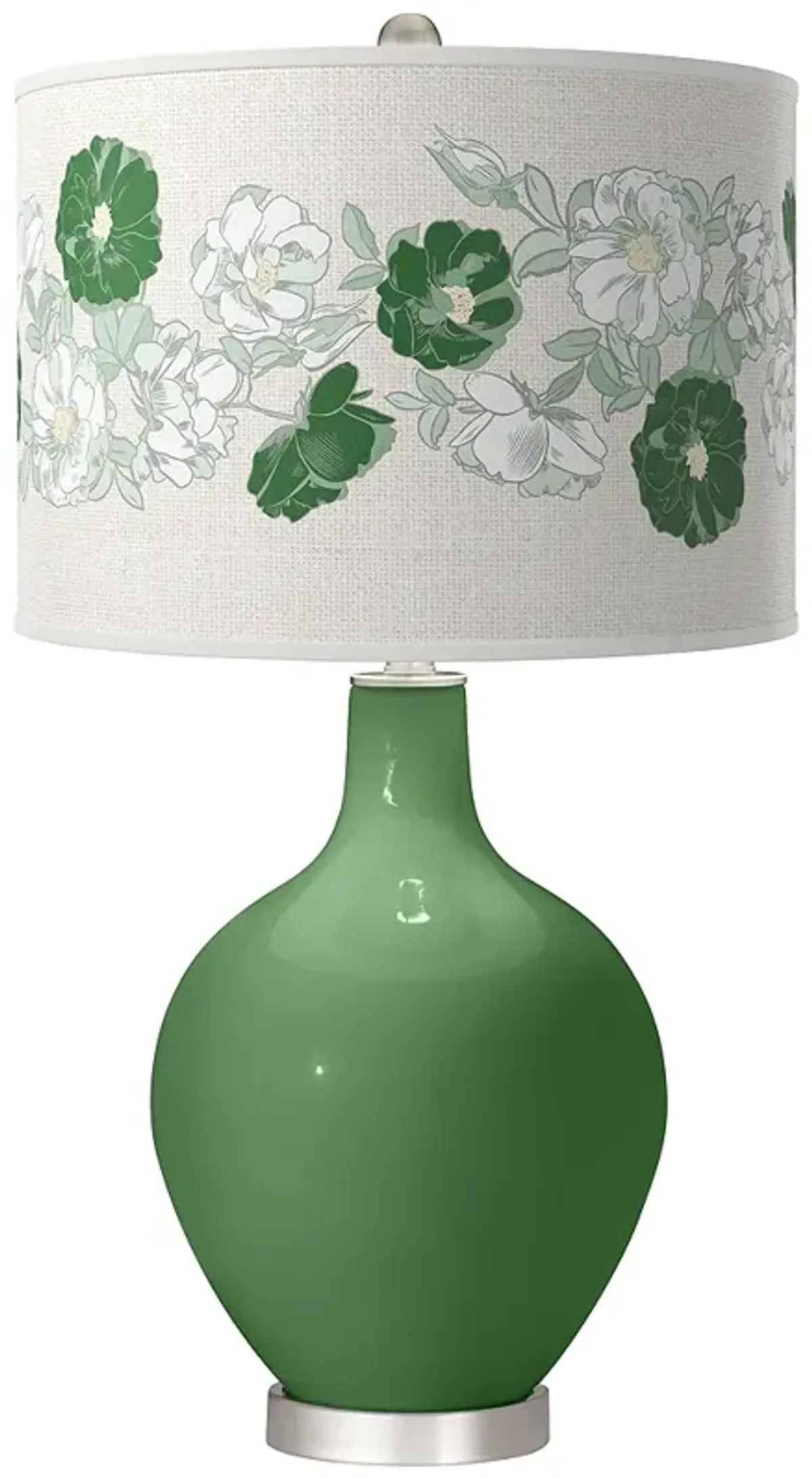 Garden Grove Rose Bouquet Ovo Table Lamp