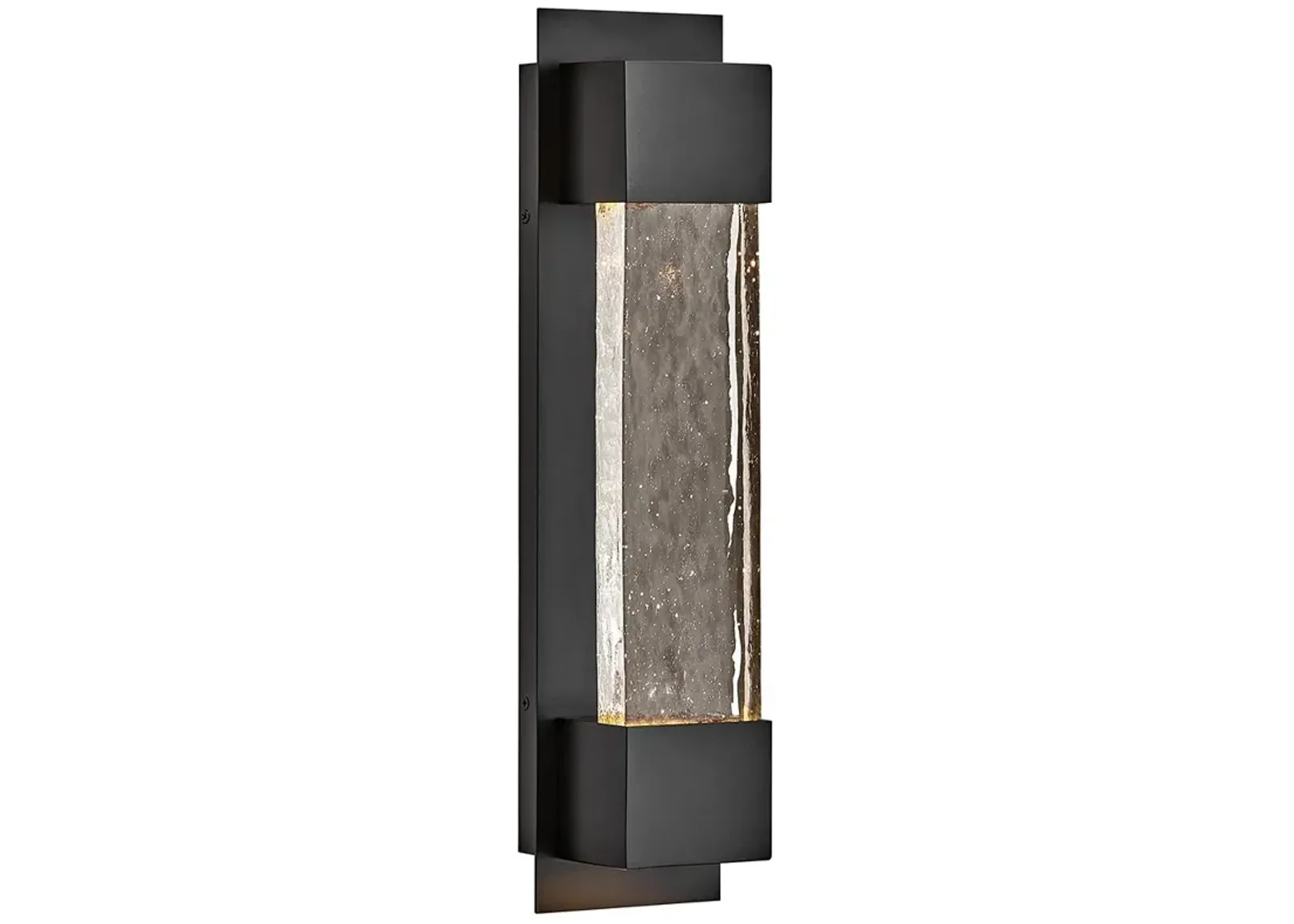 Hinkley Outdoor Rune LED Medium Wall Mount Lantern Black