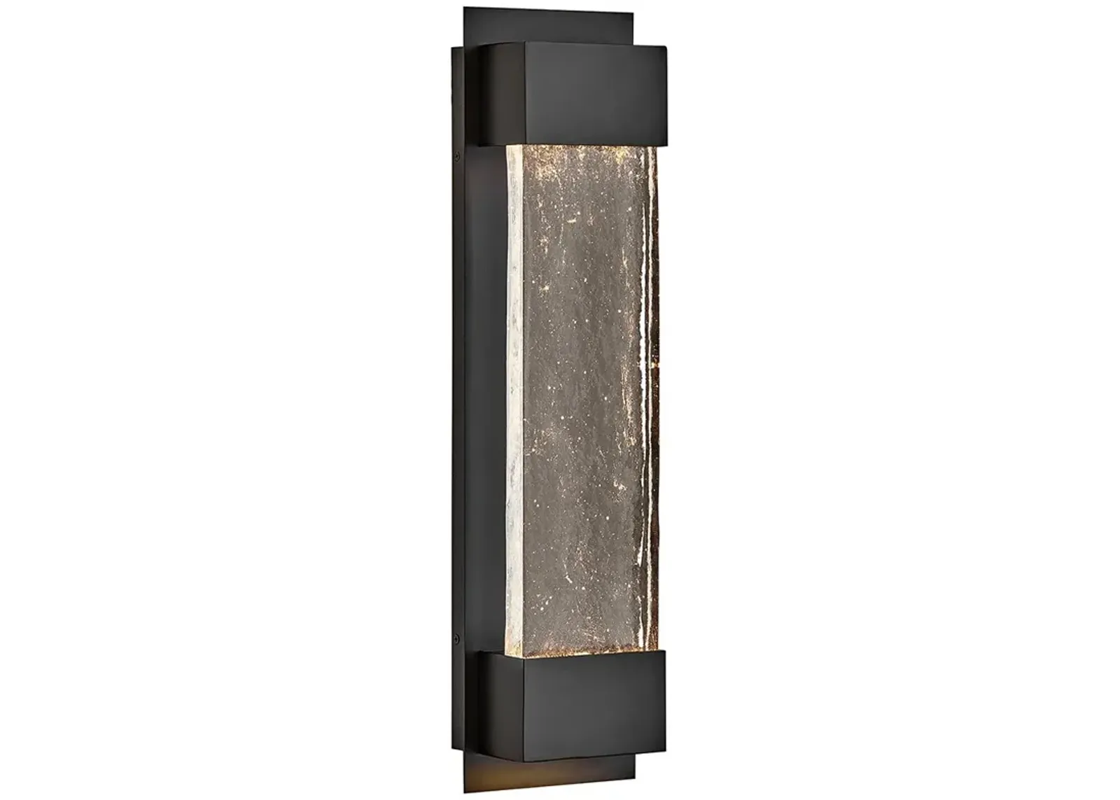 Hinkley Outdoor Rune LED Large Wall Mount Lantern Black