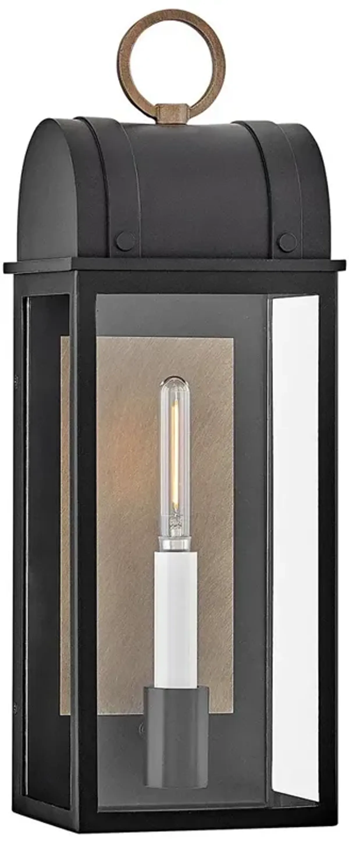 Hinkley Outdoor Campbell Medium Wall Mount Lantern Black