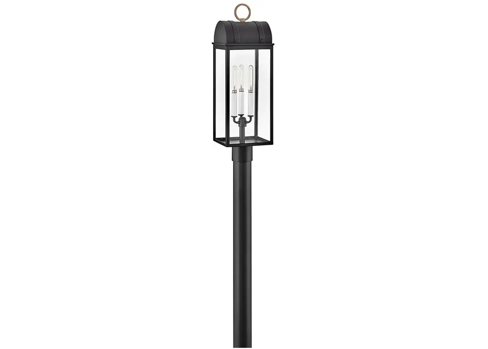 Hinkley Outdoor Campbell Large Post Lantern Black