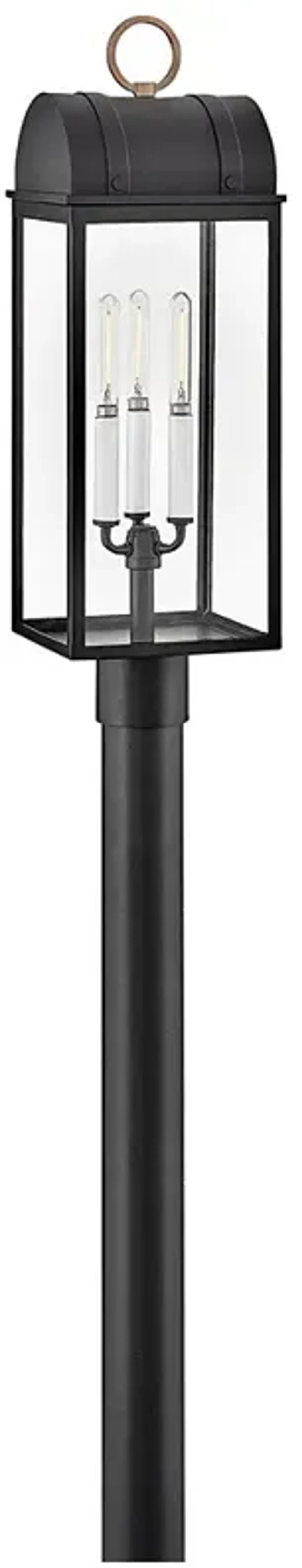 Hinkley Outdoor Campbell Large Post Lantern Black