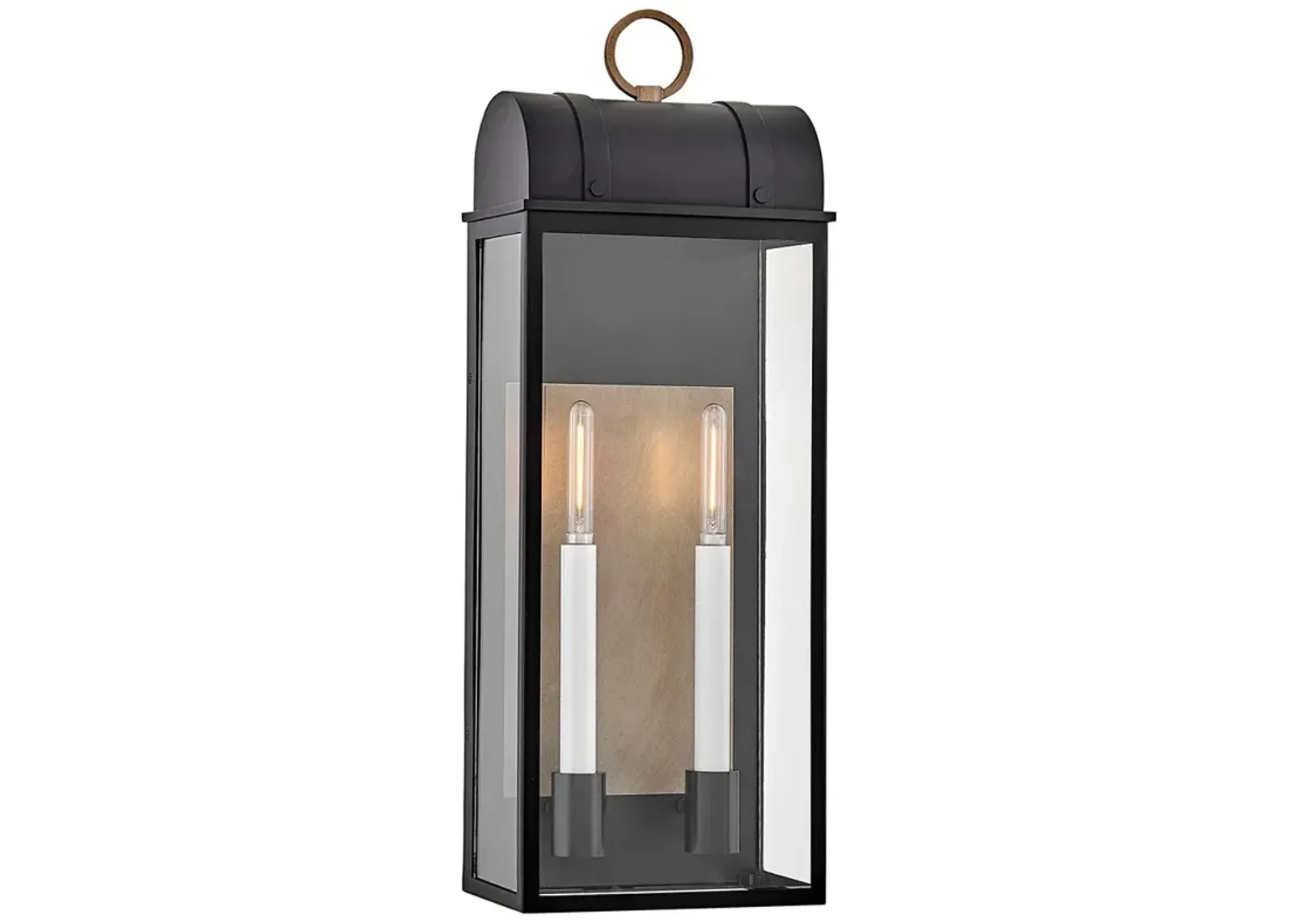 Hinkley Outdoor Campbell Large Wall Mount Lantern Black