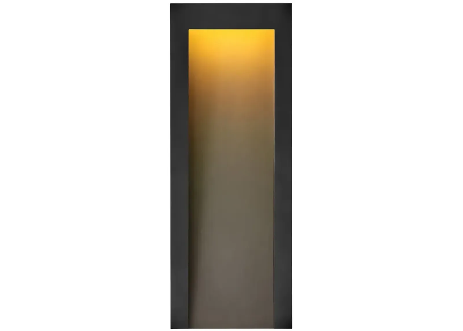 Hinkley Taper 24" High Textured Black LED Outdoor Wall Light