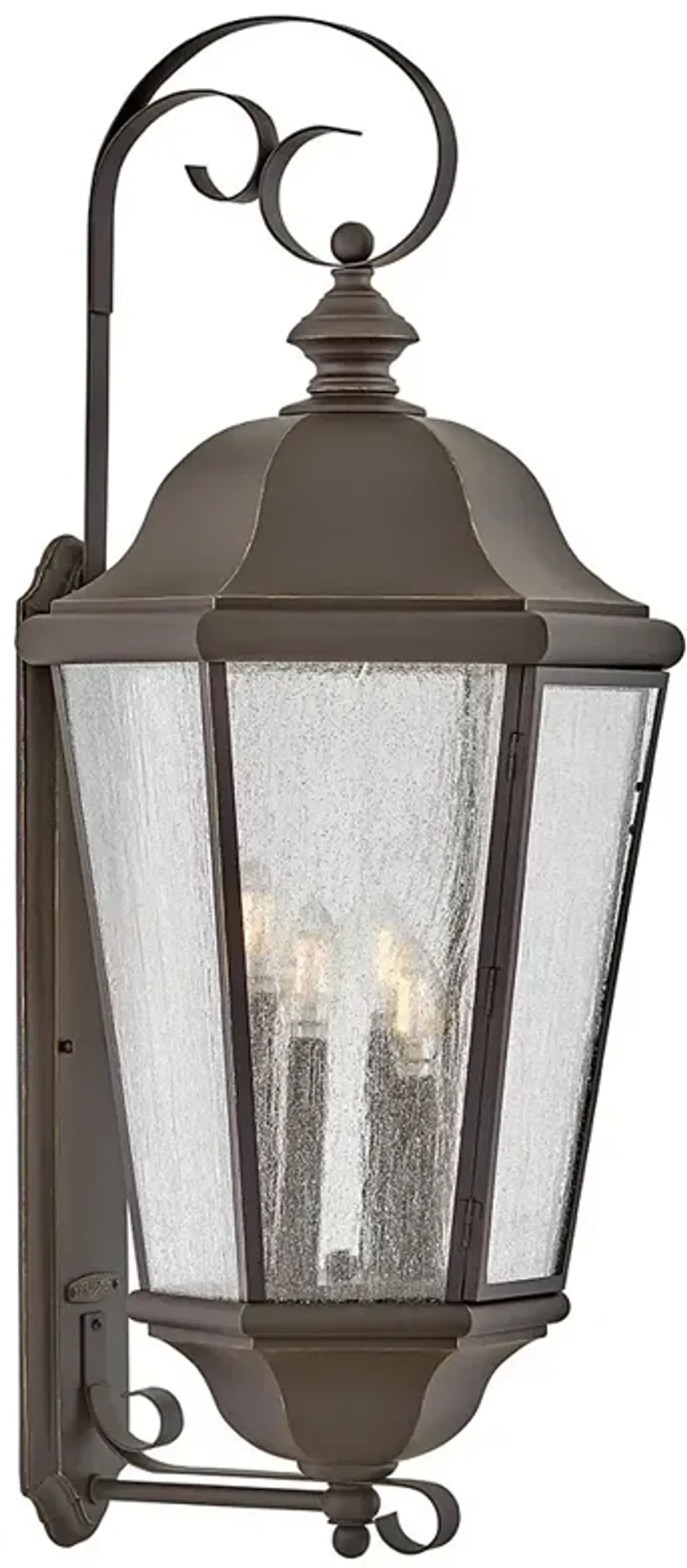 Hinkley Outdoor Edgewater Extra Large Wall Mount Lantern Oil Rubbed Bronze