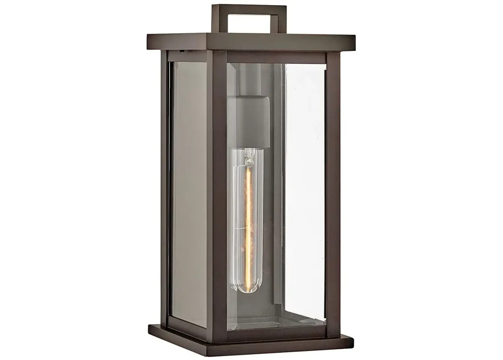 Hinkley Outdoor Weymouth Small Wall Mount Lantern Oil Rubbed Bronze