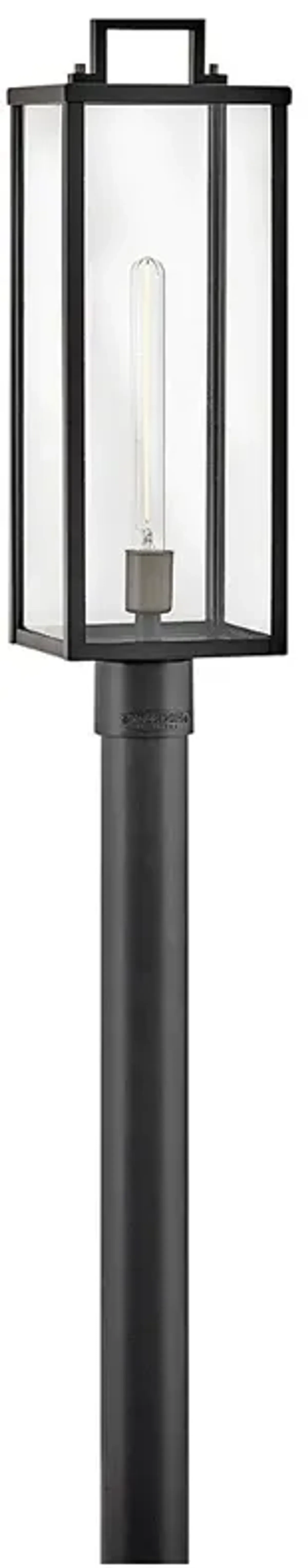 Hinkley Outdoor Catalina Large Post Mount Lantern Black